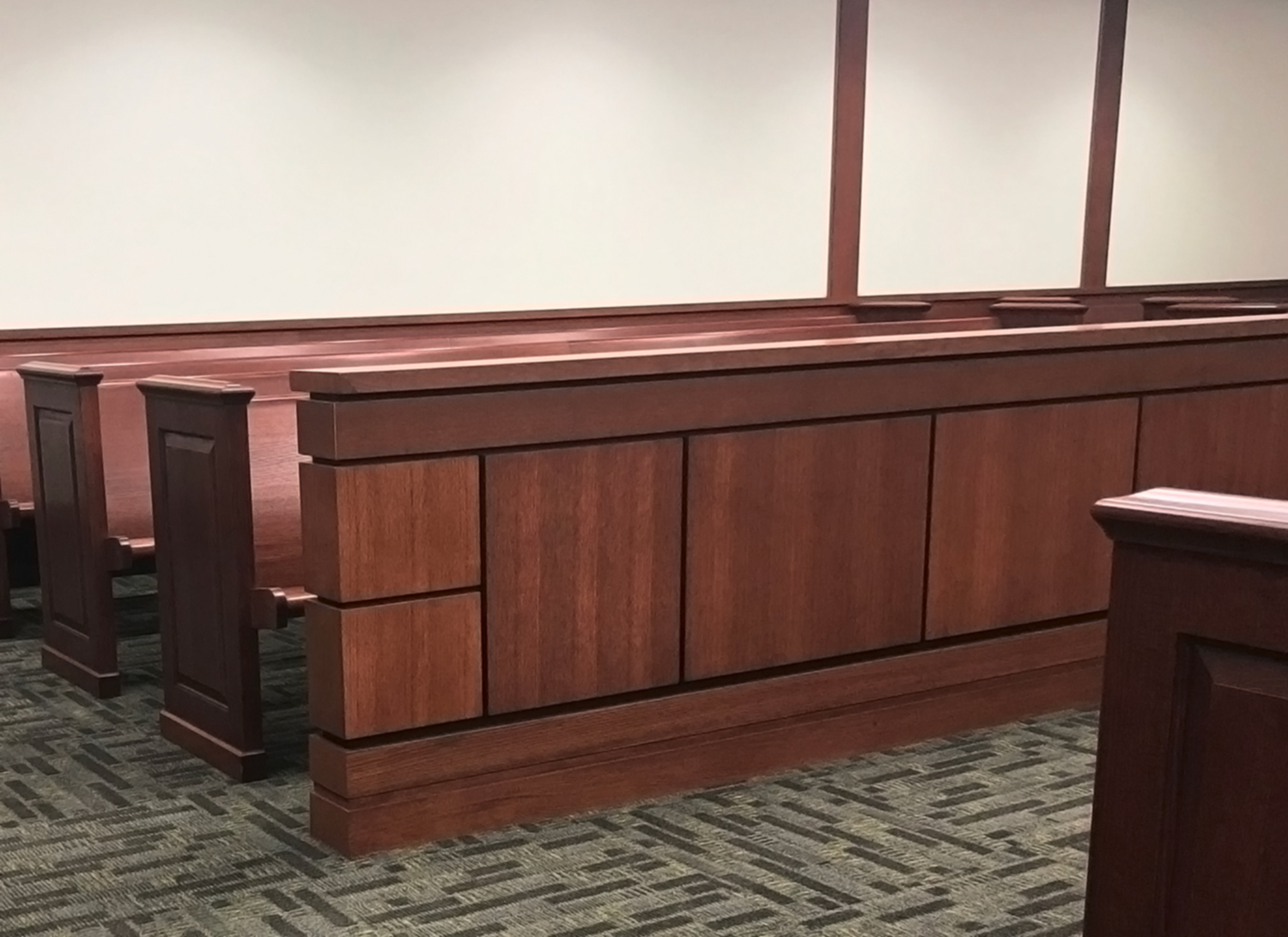 Frontal for Courtroom Benches