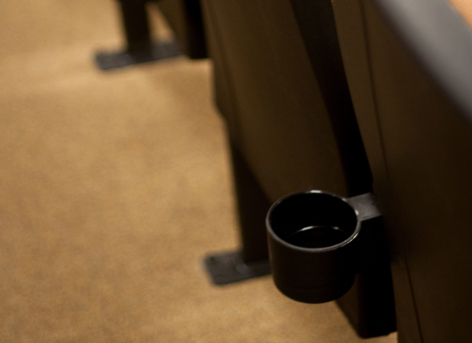 Cup Holder Options and Accessories on Auditorium Seating in Frank Crowley Court - Dallas, TX