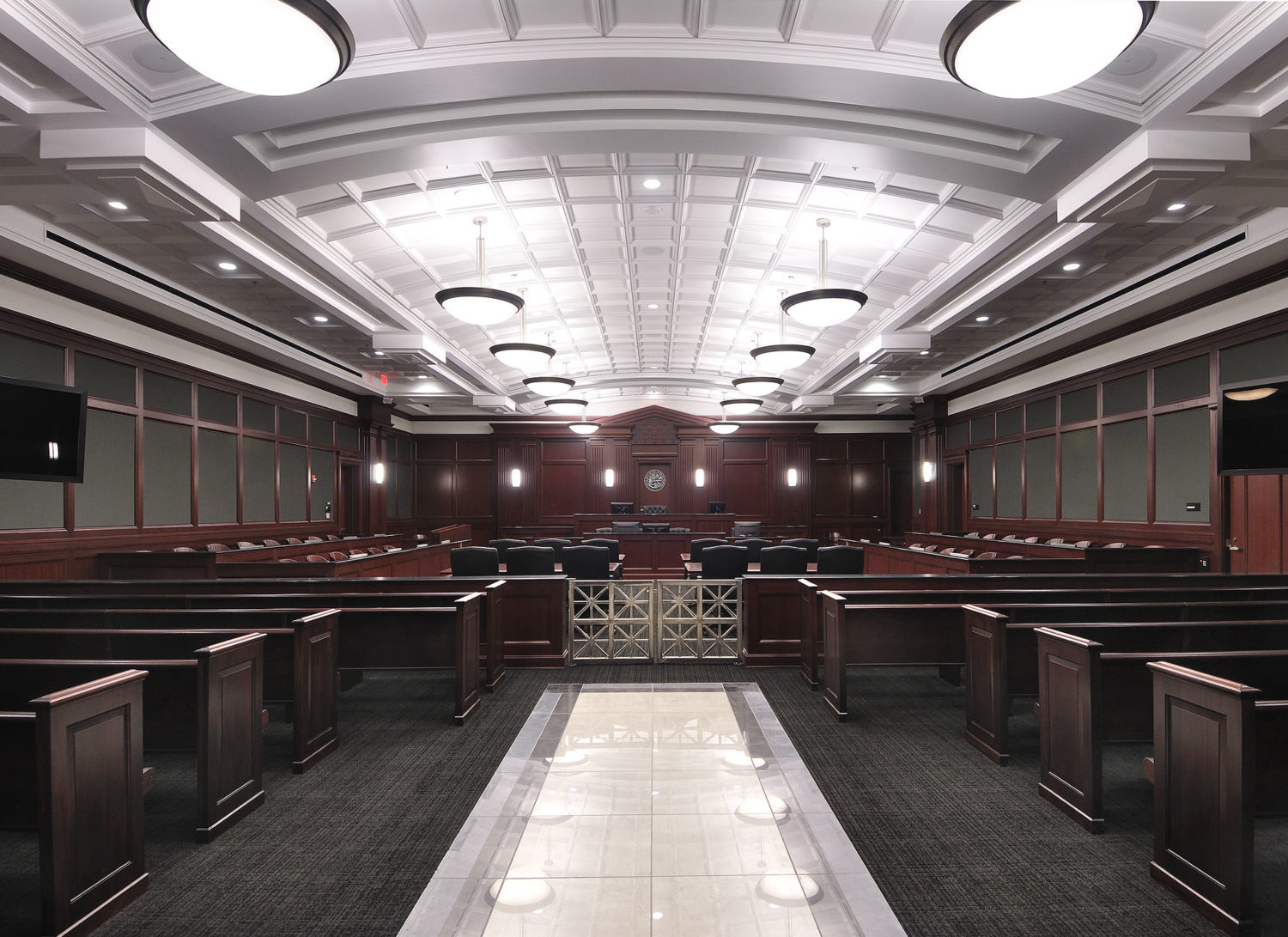 Interior of Duval County Courthouse - Jacksonville, FL