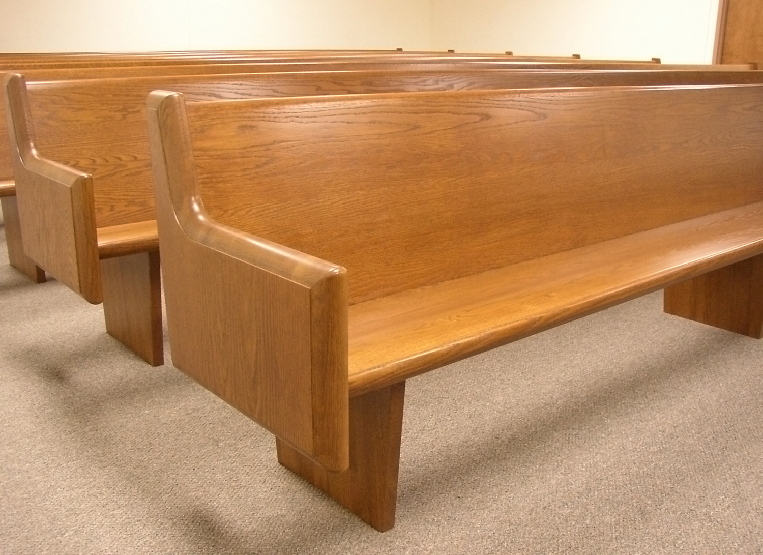 All Wood Benches inside Miller County Courthouse - Texarkana, TX