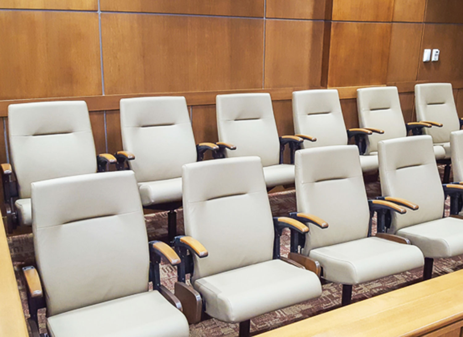 Jury Seats with Clarity Backs in Ute Tribe Justice Center - Fort Duchesne, UT