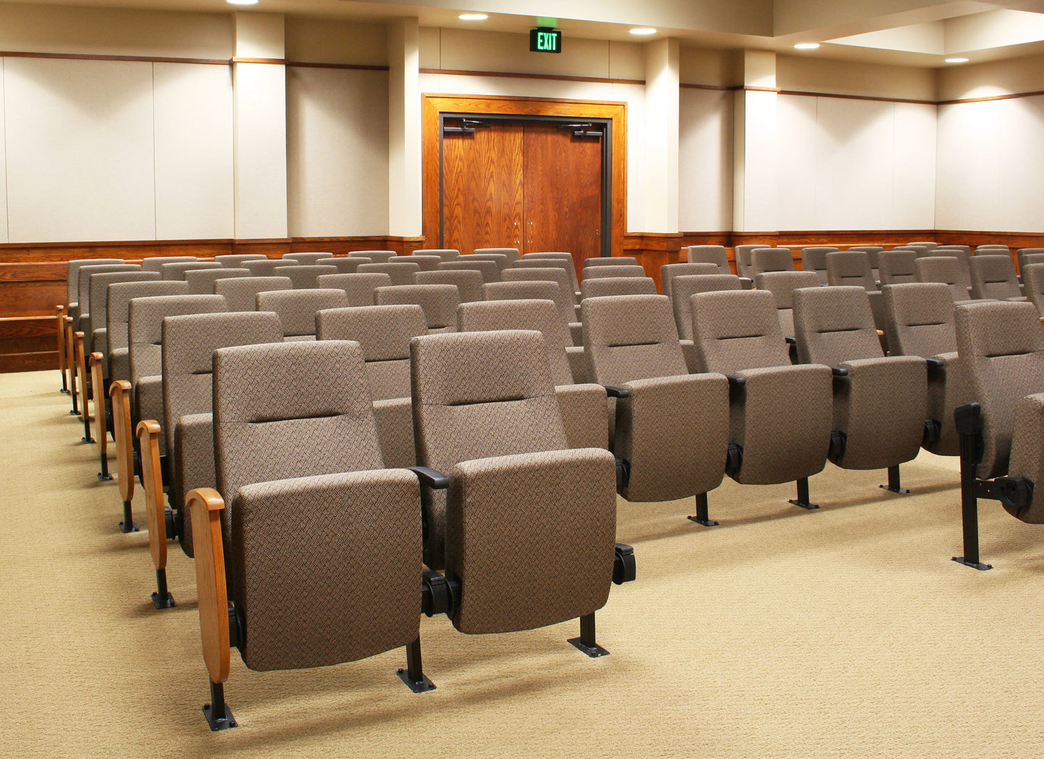 Clarity Auditorium Seats located in Westworth Village City Hall - Westworth Village, TX