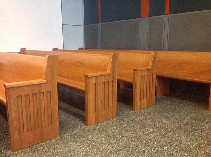 Sauder Courtroom Benches from Consultant Spotlight Kevin Carrier's memorable install.